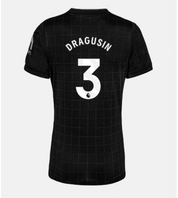 Tottenham Hotspur Radu Dragusin #3 Udebanetrøje Dame 2025-26 Kort ærmer